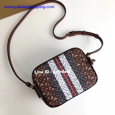 ٻҾ2 ͧԹ : Burberry Monogram stripe crossbody bag Hiend size 20 cm ҹ˹ѧ ҹ͹