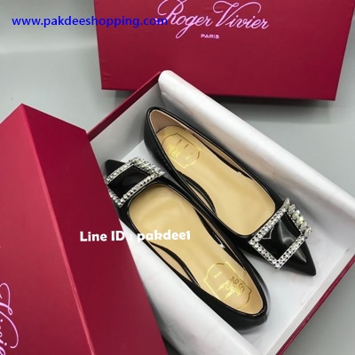 ٻҾ2 ͧԹ : Roger vivier Gommettine Strass Buckle Ballerinas Ẻش ҹҡ