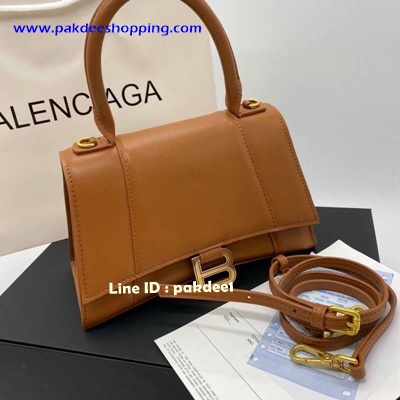 ٻҾ2 ͧԹ : Balenciaga Hourglass medium leather shoulder bag  Hiend size 23 cm ҹ˹ѧ ҹ͹