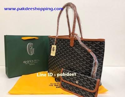 ٻҾ2 ͧԹ : Goyard Shopping bag Original  size 35 cm ҹ˹ѧ ´͹