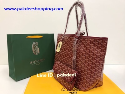 ٻҾ2 ͧԹ : Goyard Shopping bag Original  size 35 cm ҹ˹ѧ ´͹