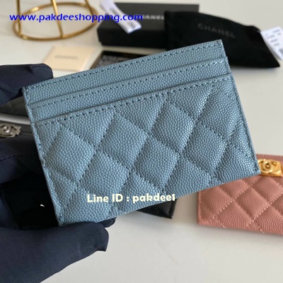 ٻҾ2 ͧԹ : Chanel Boy Card Holder original ҹ˹ѧ 紤´ ҹ͹