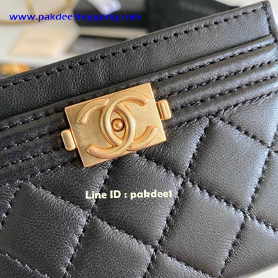 ٻҾ2 ͧԹ : Chanel Boy Card Holder original ˹ѧ ҹ¹´ ͹