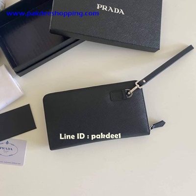 ٻҾ2 ͧԹ : Prada Saffiano Wallet Hiend Size 21 cm Өҡ˹ѧ ҹ͹