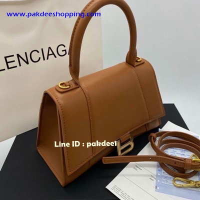 ٻҾ3 ͧԹ : Balenciaga Hourglass medium leather shoulder bag  Hiend size 23 cm ҹ˹ѧ ҹ͹