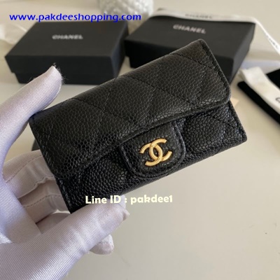 ٻҾ3 ͧԹ : Chanel Key Holdercavier skin original size 10.5 cm ҹ˹ѧ ҹ͹ ҹôش