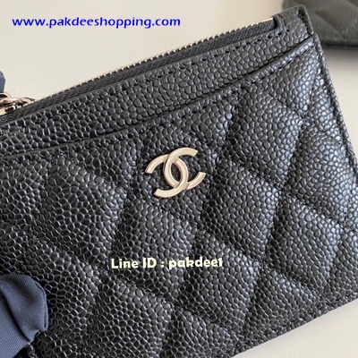 ٻҾ3 ͧԹ : Chanel Turquoise Zip Card original ˹ѧ ҹ¹´ ͹ ҹôش