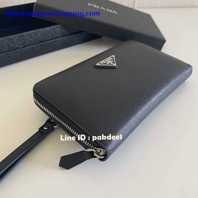 ٻҾ3 ͧԹ : Prada Saffiano Wallet Hiend Size 21 cm Өҡ˹ѧ ҹ͹