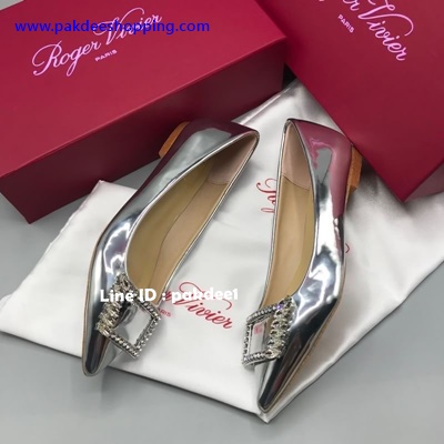 ٻҾ4 ͧԹ : Roger vivier Gommettine Strass Buckle Ballerinas Ẻش ҹҡ