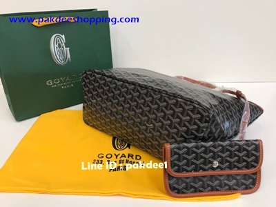 ٻҾ4 ͧԹ : Goyard Shopping bag Original  size 35 cm ҹ˹ѧ ´͹