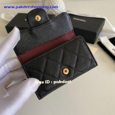 ٻҾ4 ͧԹ : Chanel Key Holdercavier skin original size 10.5 cm ҹ˹ѧ ҹ͹ ҹôش