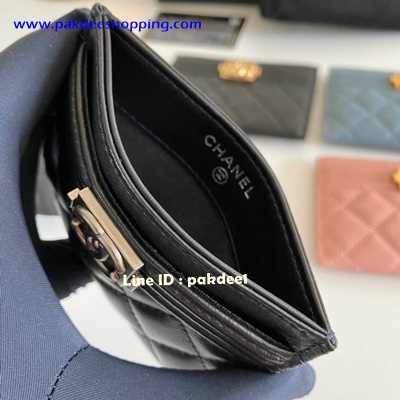 ٻҾ4 ͧԹ : Chanel Boy Card Holder original ˹ѧ ҹ¹´ ͹