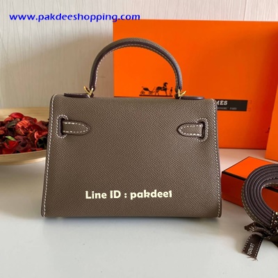 ٻҾ4 ͧԹ : Hermes kelly Epsom skin mini Hiend size 20 cm ҹ˹ѧ ´͹