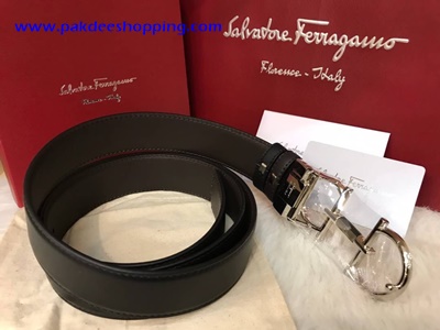 ٻҾ4 ͧԹ : Feragamo Belt original size 3.5 cm Өҡ˹ѧ ҹҡ ҹôշش