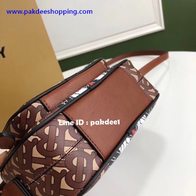 ٻҾ5 ͧԹ : Burberry Monogram stripe crossbody bag Hiend size 20 cm ҹ˹ѧ ҹ͹