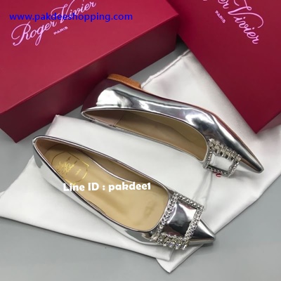 ٻҾ5 ͧԹ : Roger vivier Gommettine Strass Buckle Ballerinas Ẻش ҹҡ