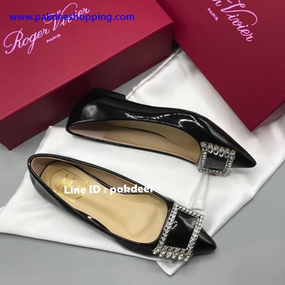 ٻҾ5 ͧԹ : Roger vivier Gommettine Strass Buckle Ballerinas Ẻش ҹҡ