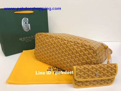 ٻҾ5 ͧԹ : Goyard Shopping bag Original  size 35 cm ҹ˹ѧ ´͹