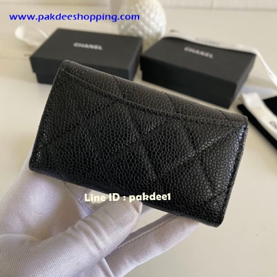 ٻҾ5 ͧԹ : Chanel Key Holdercavier skin original size 10.5 cm ҹ˹ѧ ҹ͹ ҹôش