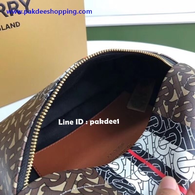 ٻҾ6 ͧԹ : Burberry Monogram stripe bumbag Hiend size 31 cm ҹ˹ѧ ҹ͹