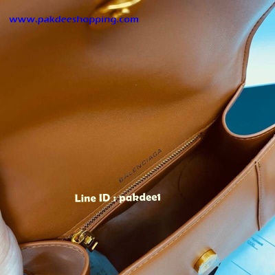 ٻҾ6 ͧԹ : Balenciaga Hourglass medium leather shoulder bag  Hiend size 23 cm ҹ˹ѧ ҹ͹